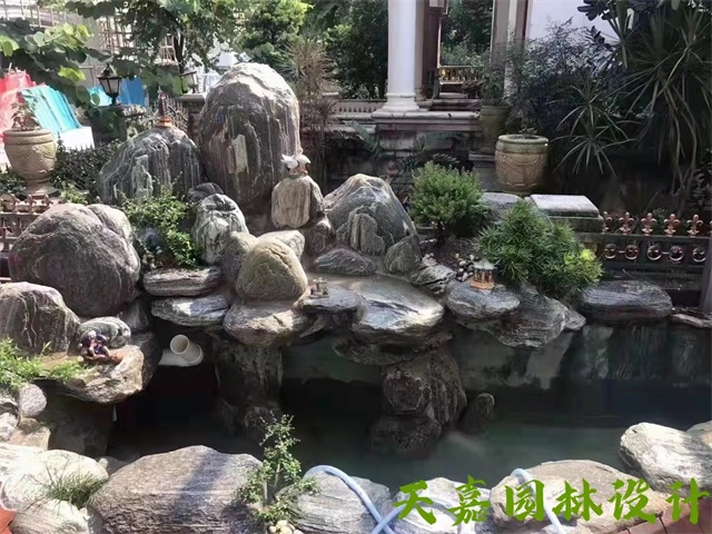 沧州现代别墅庭院景观设计